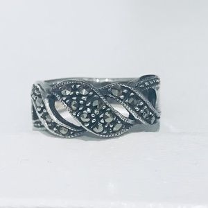 Marcasite Sterling Silver Ring